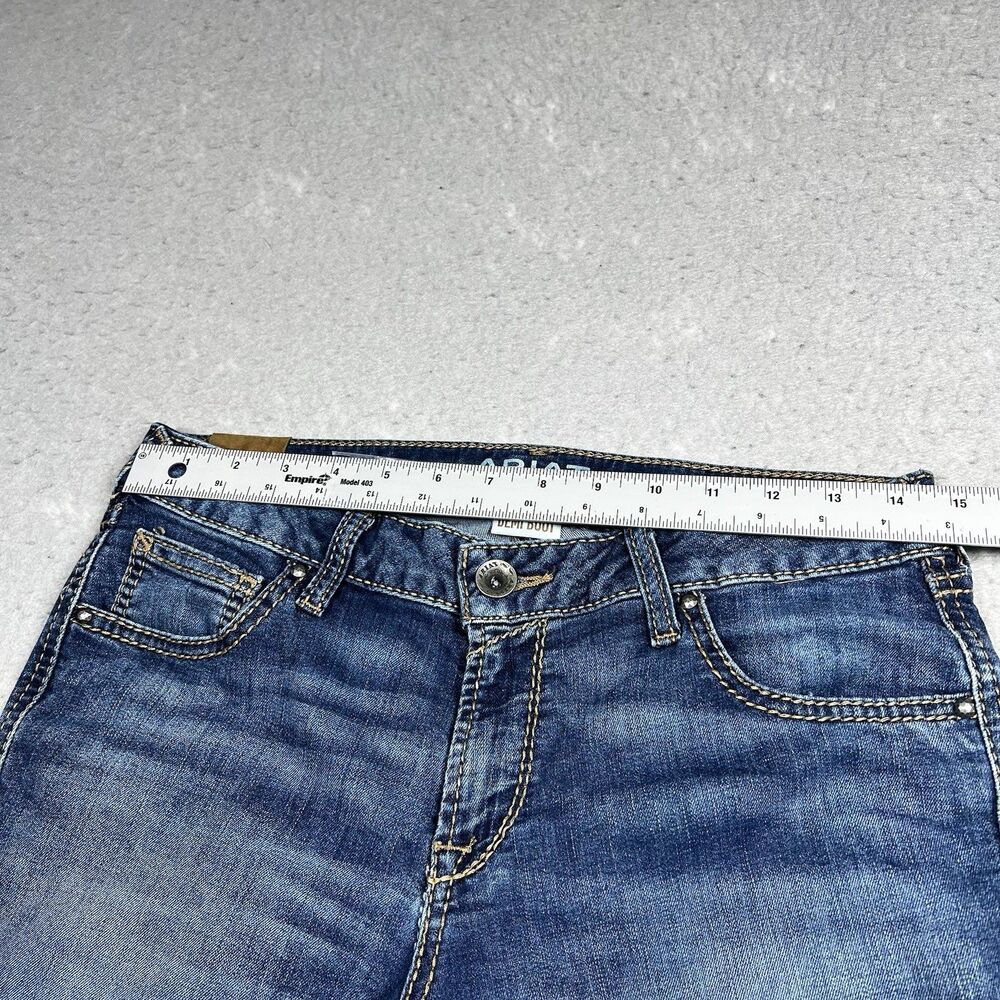 Ariat Demi Boot Jeans Womens 29S Medium Wash Blue Denim Stretch Low Rise Western - Picture 4 of 12